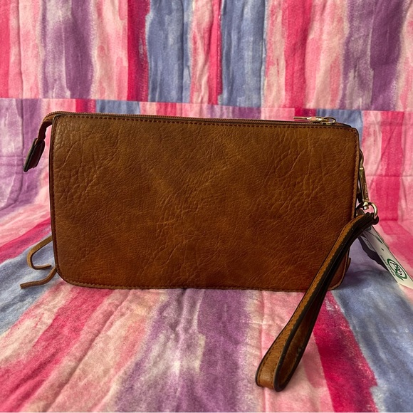 Alyssa Brown Vegan Fringe Western Clutch new with tags - Picture 5 of 11